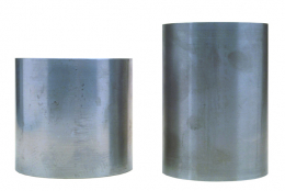 Microcasting flask - ø 90 x 150h. mm.