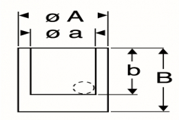 Small gas furnace - ø 140 x 175 mm