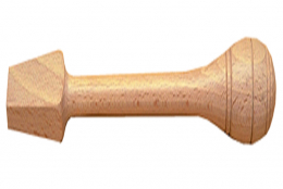 Shaped handle, oval handgrip