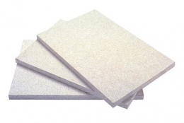 Plate in ecological refractory material - 500x500x15