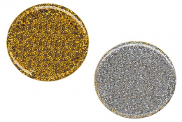 Glitter for enamel, gold Au, 0.10 mm
