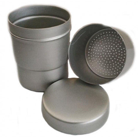 Metal Container With Sieve - 65 x 80 mm