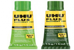UHU PLUS 2 x 15 ml Bicomponent Adhesives