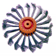 Abrasive Brush Steel Wire For Pegging - ø 150 mm 1 Row