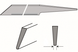 0705-1 Steel Half-Round Graver